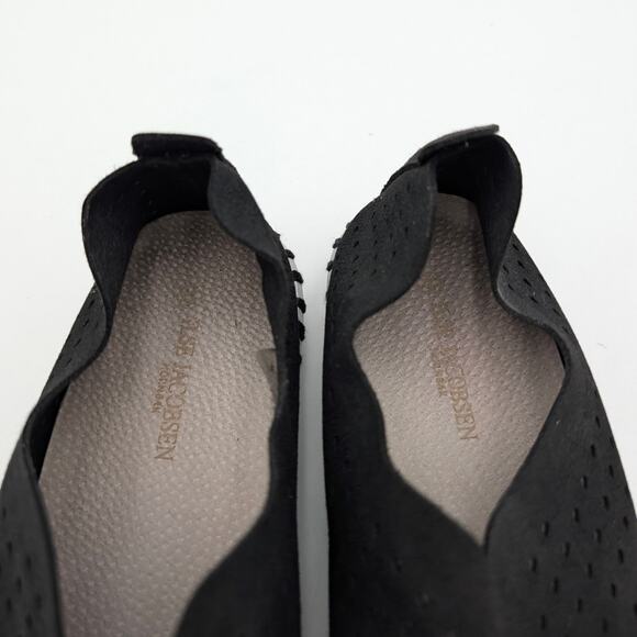 Ilse Jacobsen Hornbæk Tulip Platform Slip-On Shoes Women's Black Size US8.5 EU39 - Picture 10 of 12